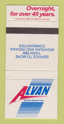 Matchbook Cover - Alvan Motor Freight Trucking WEAR 30 Strike