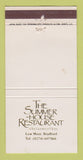 Matchbook Cover - Summer House Restaurant Low Moor Bradford UK WEAR 30 Strike