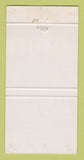 Matchbook Cover - Summer House Restaurant Low Moor Bradford UK WEAR 30 Strike
