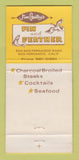 Matchbook Cover - Jim Gentry's Safari Restaurant Mission Hills CA WORN 30 Strike