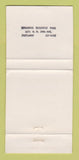Matchbook Cover - The Sandwich Shop Seattle Tukwila WA WEAR 30 Strike