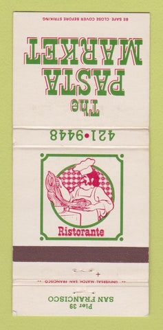 Matchbook Cover Pasta Market Ristorante Italian San Francisco CA WEAR 30 Strike