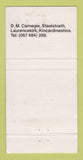 Matchbook Cover - Monsanto Roundup Herbicide UK WEAR 30 Strike
