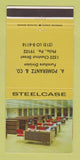 Matchbook Cover - Steelcase Office Furniture Philadelphia PA Pomerantz 30 Strike
