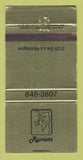 Matchbook Cover - Rumors Montreal QC WEAR 30 Strike
