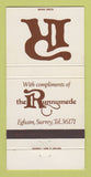 Matchbook Cover - Runnymede Egham Surrey  30 Strike