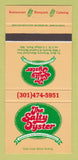 Matchbook Cover - Salty Oyster Restaurant College Park MD 30 Strike