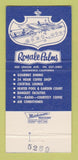 Matchbook Cover - Royal Palms Motor Hotel Bakersfield CA 30 Strike