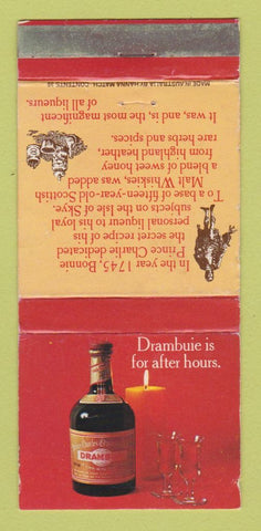 Matchbook Cover - Drambuie Liquor Australia WEAR 30 Strike