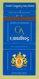 Matchbook Cover - Seagram's VO Whiskey Canada 30 Strike