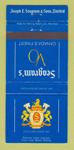 Matchbook Cover - Seagram's VO Whiskey Canada 30 Strike