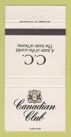 Matchbook Cover - Canadian Club Whiskey 30 Strike