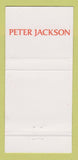 Matchbook Cover - Peter Jackson 30 Strike
