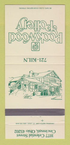 Matchbook Cover - Rockwood Pottery Cincinnati OH 30 Strike