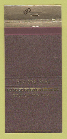 Matchbook Cover - Gold Canyon Ranch Apache Junction AZ 30 Strike