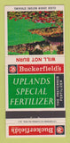 Matchbook Cover - Buckerfield's Fertilizer Canada 30 Strike
