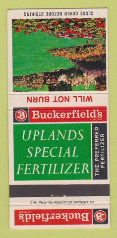 Matchbook Cover - Buckerfield's Fertilizer Canada 30 Strike