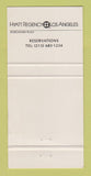 Matchbook Cover - The Brasserie Bistro Pavan Italian Los Angeles CA 30 Strike