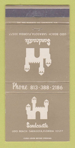 Matchbook Cover - Sandcastle Sarasota FL 30 Strike