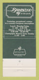 Matchbook Cover - Brairwood at the Park Phoenix AZ restaurant 30 Strike