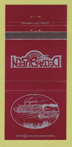 Matchbook Cover - Delta Queen Steamboat Mississippi Queen 30 Strike