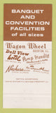 Matchbook Cover - Wagon Wheel Rockton IL 30 Strike