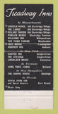 Matchbook Cover - Treadway Inns Williamstown MA WEAR 30 Strike