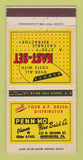 Matchbook Cover - Penn Mo Fire Brick Harrisburg PA WEAR 30 Strike