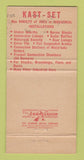Matchbook Cover - Penn Mo Fire Brick Harrisburg PA WEAR 30 Strike