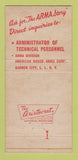 Matchbook Cover - Arma Electronics Controls Garden City LI NY 30 Strike
