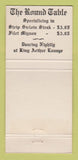 Matchbook Cover - The Round Table Atlanta GA WEAR 30 Strike