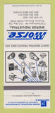 Matchbook Cover - Morse Industrial Products Florence KY 30 Strike