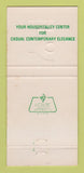 Matchbook Cover - Leisure Furnishings Bethany Beach DE Ocean City MD 30 Strike