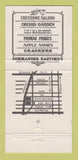 Matchbook Cover - Church Street Station Rosie O'Grady's Orlando FL 30 Strike