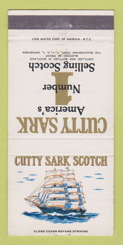 Matchbook Cover - Cutty Sark Liquor  30 Strike