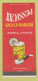 Matchbook Cover - Early Times Liquor Pussycat Bourbon Whiskey 30 Strike