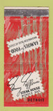 Matchbook Cover - Sammy Sofferin's Steak House Detroit MI WEAR 30 Strike