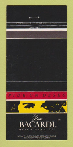Matchbook Cover - Ron Bacardi Liquor Rum 30 Strike