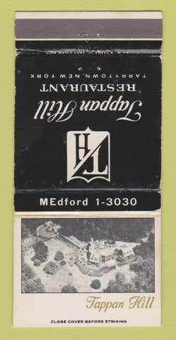 Matchbook Cover - Tappan Hill Restaurant Tarrytown NY WEAR 30 Strike