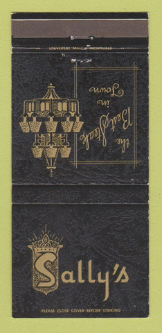 Matchbook Cover - Sally's Steak House Milwaukee WI 30 Strike