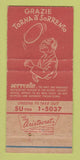 Matchbook Cover - Sorrento Pizza San Francisco CA 30 Strike