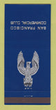 Matchbook Cover - San Francisco Commercial Club CA 30 Strike