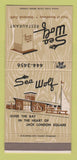 Matchbook Cover - Sea Wolf Restaurant Oakland CA 30 Strike