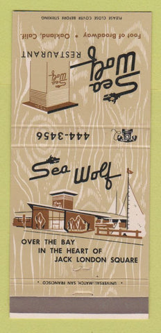 Matchbook Cover - Sea Wolf Restaurant Oakland CA 30 Strike