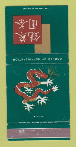 Matchbook Cover - Gang Tsue's Tea Garden Chinese Porterville CA WEAR 30 Strike