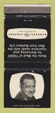 Matchbook Cover - Bankers Life Des Moines IA Hugh Downs NBC TV WORN 30 Strike