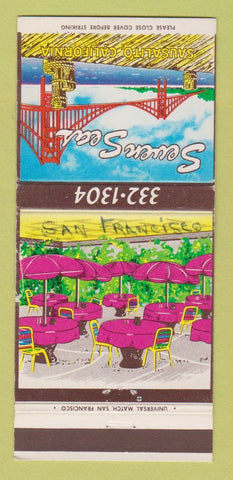 Matchbook Cover - Seven Seas Restaurant San Francisco CA WRITING 30 Strike