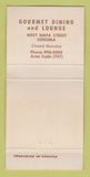 Matchbook Cover - Franciscan Restaurant Sonoma CA 30 Strike