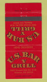 Matchbook Cover - US Bar Y Grill Atlanta GA 30 Strike