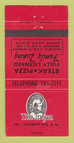 Matchbook Cover - The Trofjan Steak House Vancouver? WEAR 30 Strike